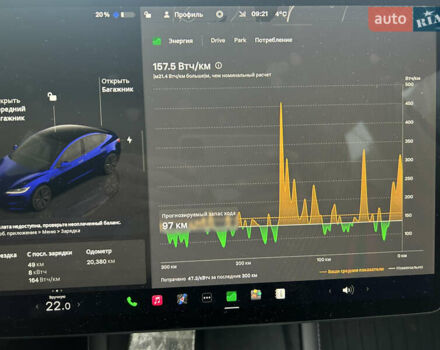 Сірий Тесла Модель 3, об'ємом двигуна 0 л та пробігом 20 тис. км за 27400 $, фото 9 на Automoto.ua