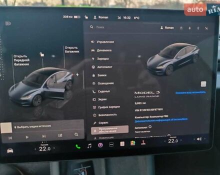 Серый Тесла Модель 3, объемом двигателя 0 л и пробегом 9 тыс. км за 28500 $, фото 10 на Automoto.ua