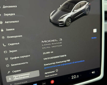 Серый Тесла Модель 3, объемом двигателя 0 л и пробегом 23 тыс. км за 31000 $, фото 11 на Automoto.ua
