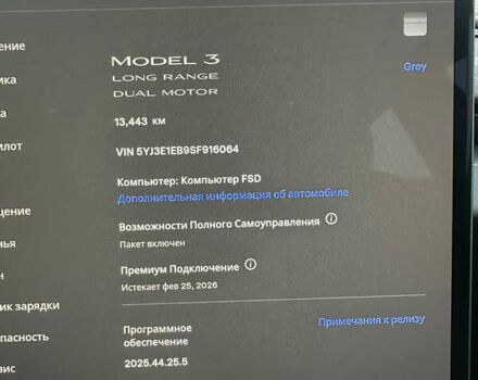 Серый Тесла Модель 3, объемом двигателя 0 л и пробегом 14 тыс. км за 29800 $, фото 13 на Automoto.ua