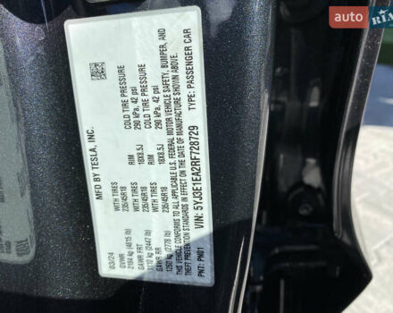 Тесла Модель 3 2024 у Києві на Automoto.ua Сірий Тесла Модель 3, об'ємом двигуна 0 л та пробігом 7 тис. км за 28500 $, фото 26 на Automoto.ua