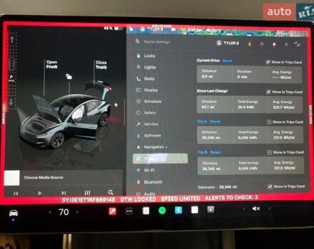 Сірий Тесла Модель 3, об'ємом двигуна 0 л та пробігом 42 тис. км за 9700 $, фото 8 на Automoto.ua