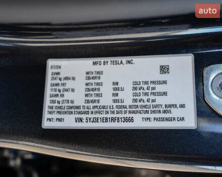 Серый Тесла Модель 3, объемом двигателя 0 л и пробегом 14 тыс. км за 31699 $, фото 25 на Automoto.ua