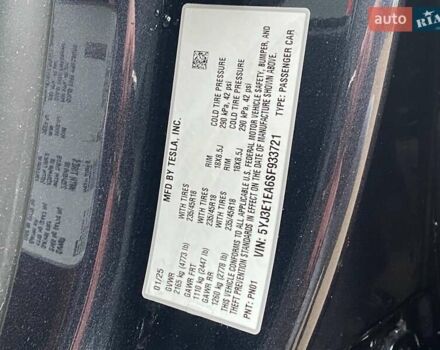 Сірий Тесла Модель 3, об'ємом двигуна 0 л та пробігом 1 тис. км за 34000 $, фото 25 на Automoto.ua