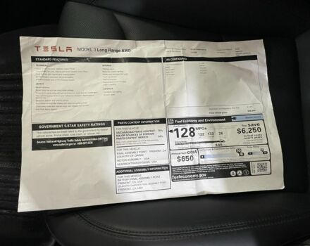 Серый Тесла Модель 3, объемом двигателя 0 л и пробегом 2 тыс. км за 27300 $, фото 16 на Automoto.ua