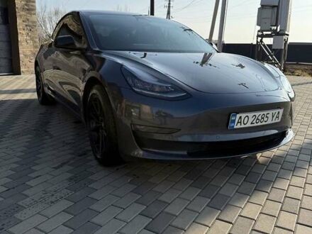 Серый Тесла Модель 3, объемом двигателя 0 л и пробегом 122 тыс. км за 15490 $, фото 1 на Automoto.ua