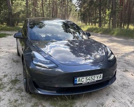 Серый Тесла Модель 3, объемом двигателя 0 л и пробегом 125 тыс. км за 17000 $, фото 1 на Automoto.ua