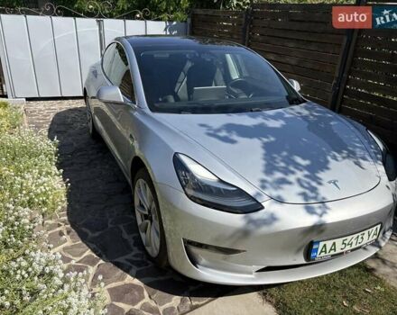 Серый Тесла Модель 3, объемом двигателя 0 л и пробегом 77 тыс. км за 16300 $, фото 1 на Automoto.ua