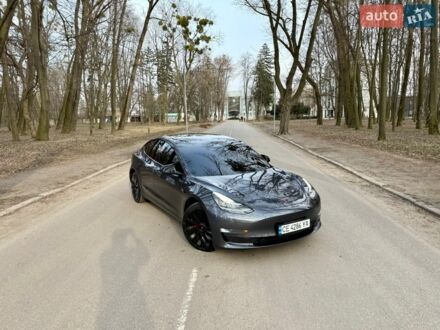 Сірий Тесла Модель 3, об'ємом двигуна 0 л та пробігом 95 тис. км за 17499 $, фото 1 на Automoto.ua