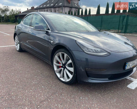 Сірий Тесла Модель 3, об'ємом двигуна 0 л та пробігом 49 тис. км за 20900 $, фото 1 на Automoto.ua