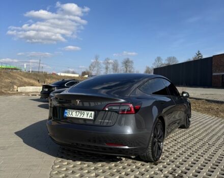 Серый Тесла Модель 3, объемом двигателя 0 л и пробегом 81 тыс. км за 22500 $, фото 1 на Automoto.ua