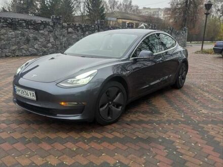 Серый Тесла Модель 3, объемом двигателя 0 л и пробегом 117 тыс. км за 18950 $, фото 1 на Automoto.ua
