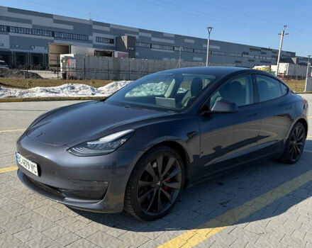 Серый Тесла Модель 3, объемом двигателя 0 л и пробегом 124 тыс. км за 20000 $, фото 1 на Automoto.ua