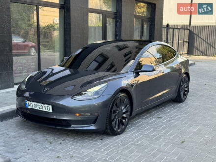 Сірий Тесла Модель 3, об'ємом двигуна 0 л та пробігом 70 тис. км за 23500 $, фото 1 на Automoto.ua