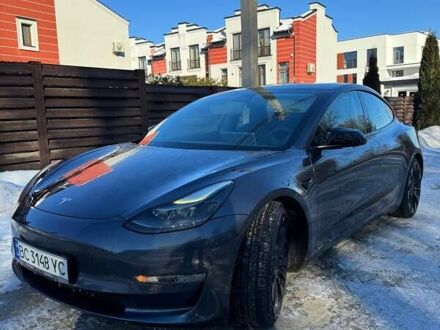 Серый Тесла Модель 3, объемом двигателя 0 л и пробегом 51 тыс. км за 24700 $, фото 1 на Automoto.ua