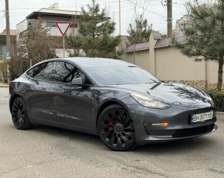 Серый Тесла Модель 3, объемом двигателя 0 л и пробегом 56 тыс. км за 23000 $, фото 1 на Automoto.ua