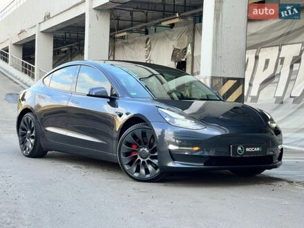 Сірий Тесла Модель 3, об'ємом двигуна 0 л та пробігом 51 тис. км за 22999 $, фото 1 на Automoto.ua
