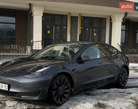 Серый Тесла Модель 3, объемом двигателя 0 л и пробегом 19 тыс. км за 27100 $, фото 1 на Automoto.ua