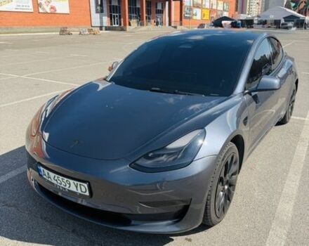 Серый Тесла Модель 3, объемом двигателя 0 л и пробегом 77 тыс. км за 22000 $, фото 1 на Automoto.ua