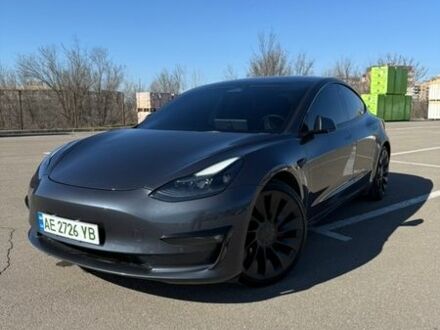 Серый Тесла Модель 3, объемом двигателя 0 л и пробегом 91 тыс. км за 21500 $, фото 1 на Automoto.ua