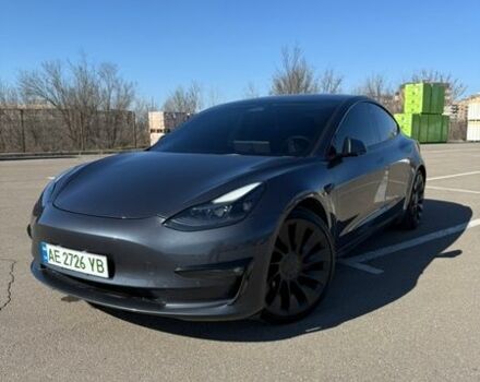 Сірий Тесла Модель 3, об'ємом двигуна 0 л та пробігом 91 тис. км за 21500 $, фото 1 на Automoto.ua