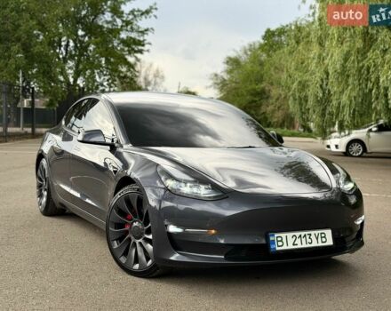 Сірий Тесла Модель 3, об'ємом двигуна 0 л та пробігом 65 тис. км за 22200 $, фото 1 на Automoto.ua