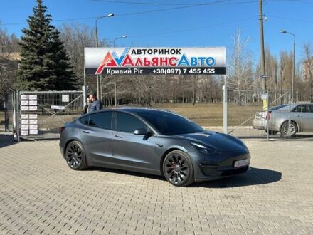Серый Тесла Модель 3, объемом двигателя 0 л и пробегом 91 тыс. км за 21800 $, фото 1 на Automoto.ua