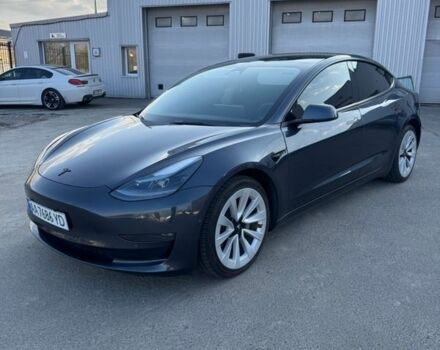 Серый Тесла Модель 3, объемом двигателя 0 л и пробегом 100 тыс. км за 25500 $, фото 1 на Automoto.ua