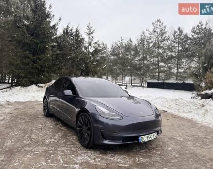 Сірий Тесла Модель 3, об'ємом двигуна 0 л та пробігом 78 тис. км за 25400 $, фото 1 на Automoto.ua