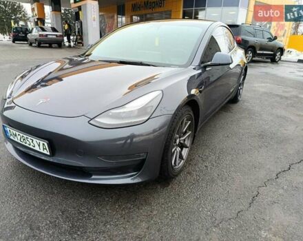 Серый Тесла Модель 3, объемом двигателя 0 л и пробегом 67 тыс. км за 21300 $, фото 1 на Automoto.ua