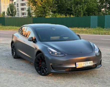 Сірий Тесла Модель 3, об'ємом двигуна 0 л та пробігом 62 тис. км за 25900 $, фото 1 на Automoto.ua