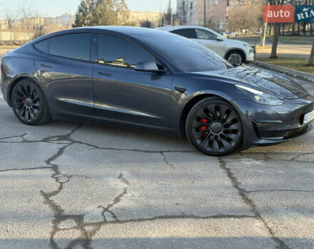 Серый Тесла Модель 3, объемом двигателя 0 л и пробегом 88 тыс. км за 19500 $, фото 1 на Automoto.ua