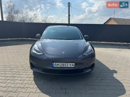 Серый Тесла Модель 3, объемом двигателя 0 л и пробегом 72 тыс. км за 18499 $, фото 1 на Automoto.ua