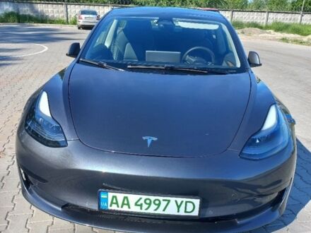 Серый Тесла Модель 3, объемом двигателя 0 л и пробегом 72 тыс. км за 20900 $, фото 1 на Automoto.ua