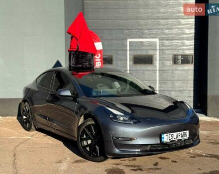 Сірий Тесла Модель 3, об'ємом двигуна 0 л та пробігом 75 тис. км за 25700 $, фото 1 на Automoto.ua