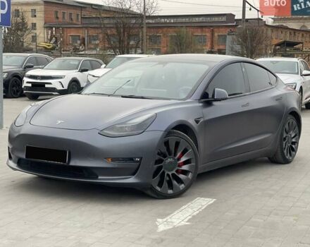 Сірий Тесла Модель 3, об'ємом двигуна 0 л та пробігом 47 тис. км за 23900 $, фото 1 на Automoto.ua