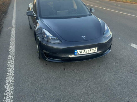 Серый Тесла Модель 3, объемом двигателя 0 л и пробегом 59 тыс. км за 21900 $, фото 1 на Automoto.ua
