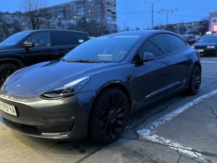 Серый Тесла Модель 3, объемом двигателя 0 л и пробегом 43 тыс. км за 28699 $, фото 1 на Automoto.ua