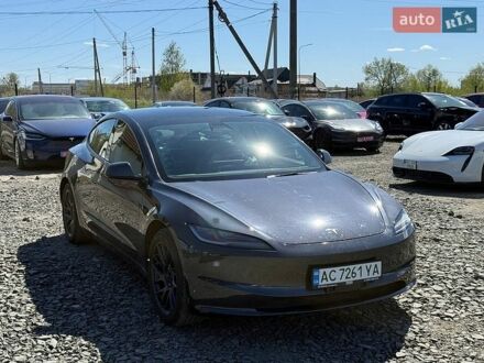 Сірий Тесла Модель 3, об'ємом двигуна 0 л та пробігом 2 тис. км за 24500 $, фото 1 на Automoto.ua