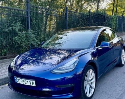 Синій Тесла Модель 3, об'ємом двигуна 0 л та пробігом 56 тис. км за 17000 $, фото 1 на Automoto.ua