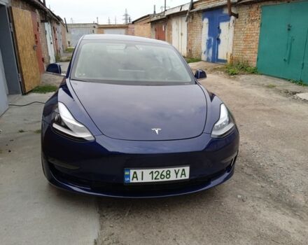 Синий Тесла Модель 3, объемом двигателя 0 л и пробегом 80 тыс. км за 19600 $, фото 2 на Automoto.ua