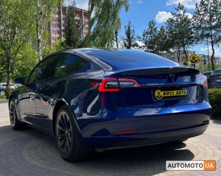 Синий Тесла Модель 3, объемом двигателя 60 л и пробегом 36 тыс. км за 20800 $, фото 4 на Automoto.ua
