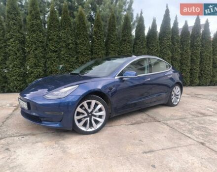 Синій Тесла Модель 3, об'ємом двигуна 0 л та пробігом 155 тис. км за 18500 $, фото 2 на Automoto.ua