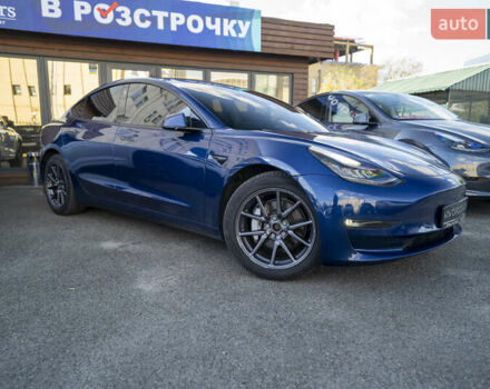 Синий Тесла Модель 3, объемом двигателя 0 л и пробегом 42 тыс. км за 18200 $, фото 2 на Automoto.ua
