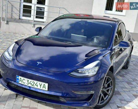 Синій Тесла Модель 3, об'ємом двигуна 0 л та пробігом 87 тис. км за 16999 $, фото 1 на Automoto.ua