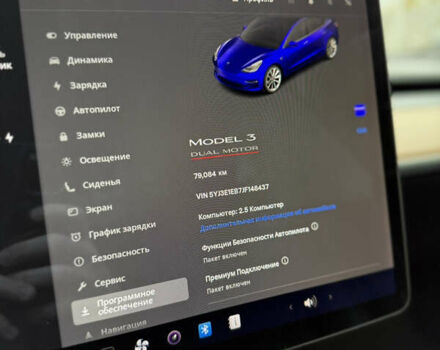 Синий Тесла Модель 3, объемом двигателя 0 л и пробегом 79 тыс. км за 18900 $, фото 22 на Automoto.ua