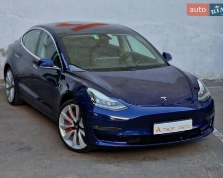Синий Тесла Модель 3, объемом двигателя 0 л и пробегом 98 тыс. км за 19990 $, фото 8 на Automoto.ua