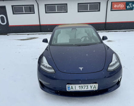 Синий Тесла Модель 3, объемом двигателя 0 л и пробегом 136 тыс. км за 17800 $, фото 4 на Automoto.ua