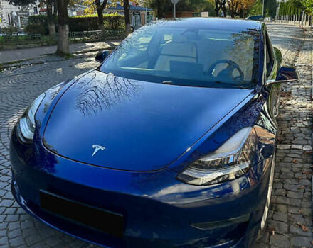 Синий Тесла Модель 3, объемом двигателя 0 л и пробегом 104 тыс. км за 19000 $, фото 1 на Automoto.ua