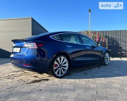 Синий Тесла Модель 3, объемом двигателя 0 л и пробегом 55 тыс. км за 26000 $, фото 5 на Automoto.ua
